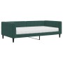 Sofa bed with dark green velvet mattress 100x200 cm by vidaXL, Beds and slatted bases - Ref: Foro24-3196676, Price: 361,99 €,...