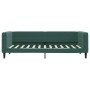 Sofa bed with dark green velvet mattress 100x200 cm by vidaXL, Beds and slatted bases - Ref: Foro24-3196676, Price: 361,99 €,...