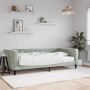 Sofa bed with light gray velvet mattress 100x200 cm by vidaXL, Beds and slatted bases - Ref: Foro24-3196674, Price: 364,99 €,...