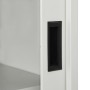 Wardrobe with sliding door light gray steel 90x40x90 cm by vidaXL, Lockers and storage cabinets - Ref: Foro24-335955, Price: ...