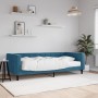 Sofa bed with blue velvet mattress 90x200 cm by vidaXL, Beds and slatted bases - Ref: Foro24-3196666, Price: 362,99 €, Discou...