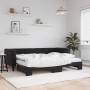 Sofá cama nido con colchón terciopelo negro 80x200 cm de vidaXL, Camas y somieres - Ref: Foro24-3196712, Precio: 456,48 €, De...