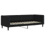 Sofá cama nido con colchón terciopelo negro 80x200 cm de vidaXL, Camas y somieres - Ref: Foro24-3196712, Precio: 456,48 €, De...