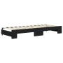 Sofá cama nido con colchón terciopelo negro 80x200 cm de vidaXL, Camas y somieres - Ref: Foro24-3196712, Precio: 456,48 €, De...