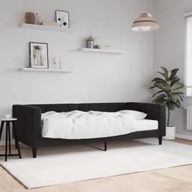 Sofá cama con colchón terciopelo negro 90x190 cm de vidaXL, Camas y somieres - Ref: Foro24-3196682, Precio: 374,99 €, Descuen...