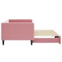 Sofá cama nido terciopelo rosa 90x200 cm de vidaXL, Camas y somieres - Ref: Foro24-3196694, Precio: 316,99 €, Descuento: %