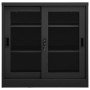 Wardrobe with sliding door anthracite steel 90x40x90 cm by vidaXL, Lockers and storage cabinets - Ref: Foro24-335957, Price: ...