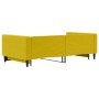 Yellow velvet trundle sofa bed 100x200 cm by vidaXL, Beds and slatted bases - Ref: Foro24-3196703, Price: 315,25 €, Discount: %