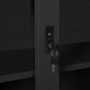 Wardrobe with sliding door anthracite steel 90x40x90 cm by vidaXL, Lockers and storage cabinets - Ref: Foro24-335957, Price: ...