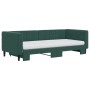 Trundle sofa bed with dark green velvet mattress 90x200 cm by vidaXL, Beds and slatted bases - Ref: Foro24-3196717, Price: 41...