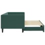 Sofá cama nido terciopelo verde oscuro 80x200 cm de vidaXL, Camas y somieres - Ref: Foro24-3196686, Precio: 263,39 €, Descuen...