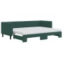 Trundle sofa bed with dark green velvet mattress 80x200 cm by vidaXL, Beds and slatted bases - Ref: Foro24-3196710, Price: 43...