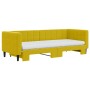 Sofá cama nido con colchón terciopelo amarillo 80x200 cm de vidaXL, Camas y somieres - Ref: Foro24-3196713, Precio: 452,38 €,...