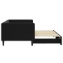 Black velvet trundle sofa bed 90x200 cm by vidaXL, Beds and slatted bases - Ref: Foro24-3196695, Price: 289,99 €, Discount: %