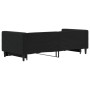 Black velvet trundle sofa bed 90x200 cm by vidaXL, Beds and slatted bases - Ref: Foro24-3196695, Price: 289,99 €, Discount: %