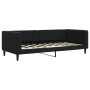 Black velvet trundle sofa bed 90x190 cm by vidaXL, Beds and slatted bases - Ref: Foro24-3196706, Price: 293,99 €, Discount: %