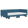 Sofá cama nido con colchón terciopelo azul 100x200 cm de vidaXL, Camas y somieres - Ref: Foro24-3196721, Precio: 443,91 €, De...