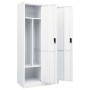 White steel cabinet 80x50x180 cm by vidaXL, Wardrobes - Ref: Foro24-335966, Price: 262,99 €, Discount: %