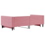 Ausziehbares Schlafsofa aus rosa Samt, 100 x 200 cm von vidaXL, Betten und Lattenroste - Ref: Foro24-3196701, Preis: 308,99 €...