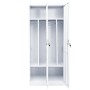 Weißer Stahlschrank 80x50x180 cm von vidaXL, Kleiderschränke - Ref: Foro24-335966, Preis: 262,27 €, Rabatt: %