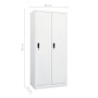 White steel cabinet 80x50x180 cm by vidaXL, Wardrobes - Ref: Foro24-335966, Price: 262,99 €, Discount: %