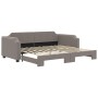 Sofá cama nido tela gris taupe 90x200 cm de vidaXL, Camas y somieres - Ref: Foro24-3197637, Precio: 296,17 €, Descuento: %