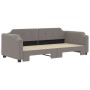 Sofá cama nido tela gris taupe 90x200 cm de vidaXL, Camas y somieres - Ref: Foro24-3197637, Precio: 296,17 €, Descuento: %