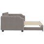 Sofá cama nido tela gris taupe 90x200 cm de vidaXL, Camas y somieres - Ref: Foro24-3197637, Precio: 296,17 €, Descuento: %