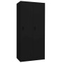 Black steel wardrobe 80x50x180 cm by vidaXL, Wardrobes - Ref: Foro24-335968, Price: 251,80 €, Discount: %