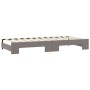 Sofá cama nido tela gris taupe 80x200 cm de vidaXL, Camas y somieres - Ref: Foro24-3197632, Precio: 279,80 €, Descuento: %