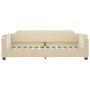 Sofá cama nido tela crema 100x200 cm de vidaXL, Camas y somieres - Ref: Foro24-3197643, Precio: 311,77 €, Descuento: %