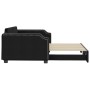 Sofá cama nido tela negro 100x200 cm de vidaXL, Camas y somieres - Ref: Foro24-3197641, Precio: 310,99 €, Descuento: %