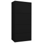 Armario de acero negro 80x50x180 cm de vidaXL, Armarios roperos - Ref: Foro24-335968, Precio: 219,99 €, Descuento: %