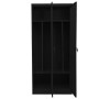 Black steel wardrobe 80x50x180 cm by vidaXL, Wardrobes - Ref: Foro24-335968, Price: 251,80 €, Discount: %