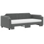 Sofá cama nido con colchón tela gris oscuro 80x200 cm de vidaXL, Camas y somieres - Ref: Foro24-3197648, Precio: 424,99 €, De...