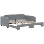 Sofá cama nido tela gris claro 90x190 cm de vidaXL, Camas y somieres - Ref: Foro24-3197644, Precio: 277,01 €, Descuento: %