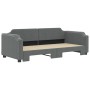 Sofá cama nido tela gris oscuro 90x200 cm de vidaXL, Camas y somieres - Ref: Foro24-3197635, Precio: 282,52 €, Descuento: %