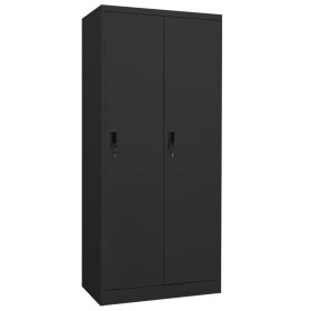 Anthracite gray steel wardrobe 80x50x180 cm by vidaXL, Wardrobes - Ref: Foro24-335969, Price: 252,99 €, Discount: %