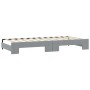 Trundle sofa bed with light gray fabric mattress 100x200 cm by vidaXL, Beds and slatted bases - Ref: Foro24-3197657, Price: 5...