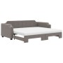 Sofá cama nido con colchón tela taupe 80x200 cm de vidaXL, Camas y somieres - Ref: Foro24-3197650, Precio: 448,67 €, Descuent...