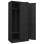 Anthracite gray steel wardrobe 80x50x180 cm by vidaXL, Wardrobes - Ref: Foro24-335969, Price: 252,99 €, Discount: %