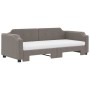 Sofá cama nido con colchón tela taupe 80x200 cm de vidaXL, Camas y somieres - Ref: Foro24-3197650, Precio: 448,67 €, Descuent...