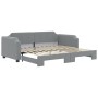 Sofá cama nido tela gris claro 80x200 cm de vidaXL, Camas y somieres - Ref: Foro24-3197629, Precio: 292,25 €, Descuento: %