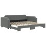 Sofá cama nido tela gris oscuro 90x190 cm de vidaXL, Camas y somieres - Ref: Foro24-3197645, Precio: 304,99 €, Descuento: %