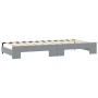 Trundle sofa bed with light gray fabric mattress 80x200 cm by vidaXL, Beds and slatted bases - Ref: Foro24-3197647, Price: 42...