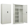 Light gray steel locker cabinet 90x40x180 cm by vidaXL, Filing cabinets - Ref: Foro24-335971, Price: 306,09 €, Discount: %