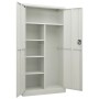 Light gray steel locker cabinet 90x40x180 cm by vidaXL, Filing cabinets - Ref: Foro24-335971, Price: 306,09 €, Discount: %