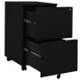 Black steel filing cabinet 39x45x67 cm by vidaXL, Filing cabinets - Ref: Foro24-335976, Price: 140,13 €, Discount: %