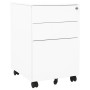 Aktenschrank aus weißem Stahl, 39 x 45 x 60 cm von vidaXL, Aktenschränke - Ref: Foro24-335978, Preis: 147,57 €, Rabatt: %