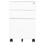 Aktenschrank aus weißem Stahl, 39 x 45 x 60 cm von vidaXL, Aktenschränke - Ref: Foro24-335978, Preis: 147,57 €, Rabatt: %